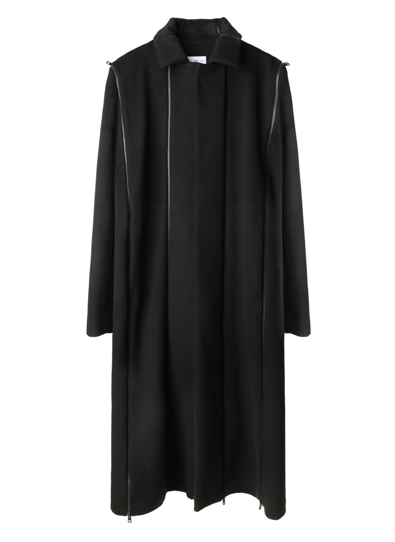 POST ARCHIVE FACTION (PAF) 5.0 COAT CENTER (BLACK) | REVERSIBLE