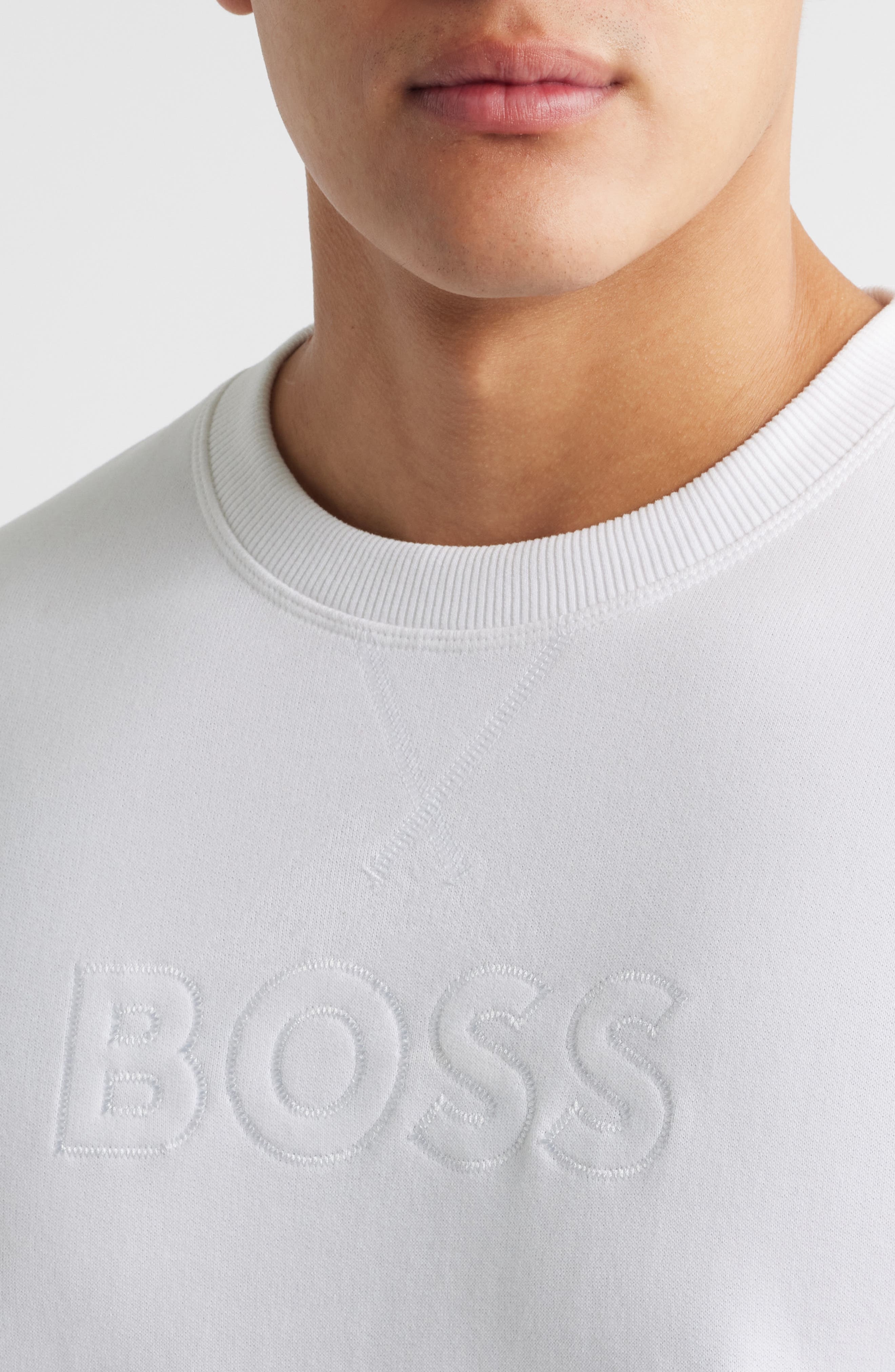 BOSS David Lounge T-Shirt in White at Nordstrom - 4
