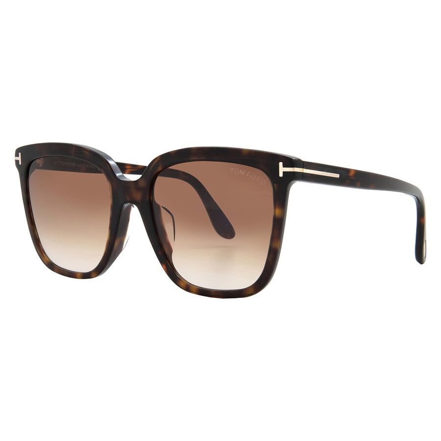 Tom Ford Gradient Brown Square Ladies Sunglasses FT0958-D 52F 55 - 2