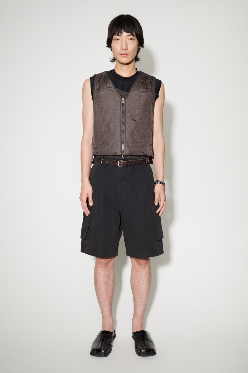 Our Legacy Mount Shorts Black Canvas outlook