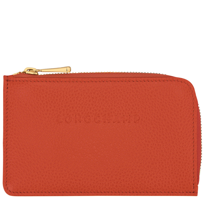 Le Foulonné Card holder Paprika - Leather 1