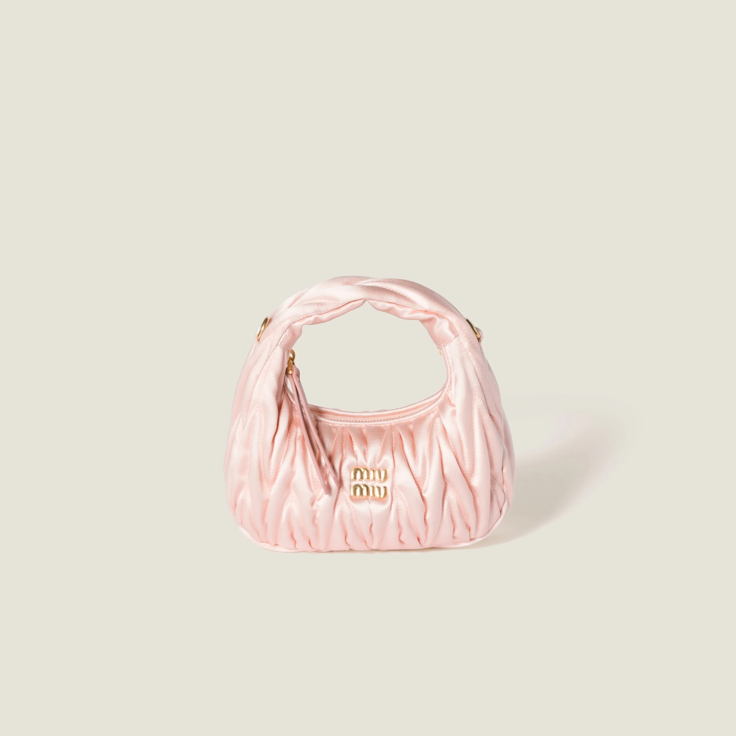 Wander matelassé satin mini-bag - 1