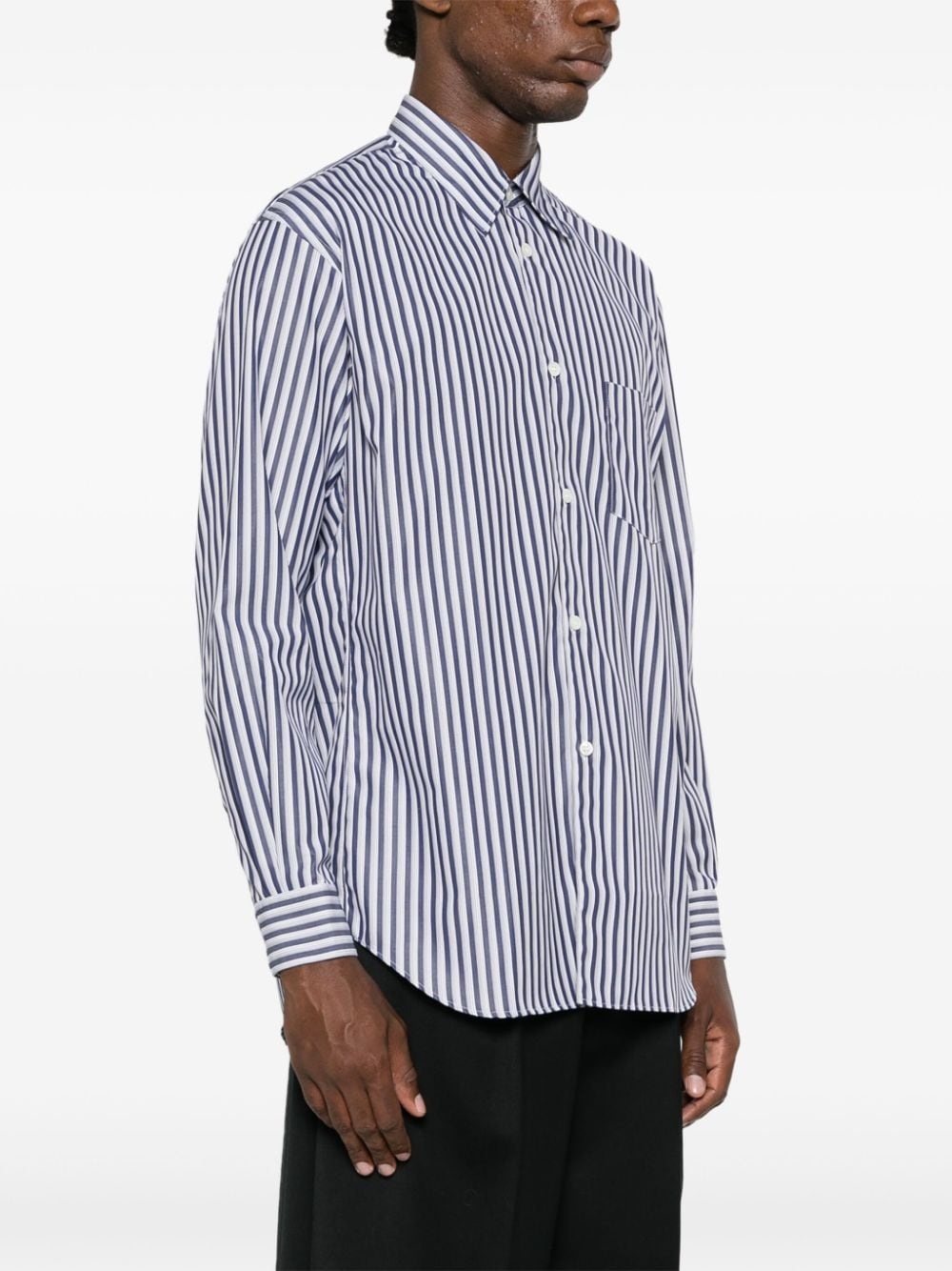 striped cotton shirt - 3