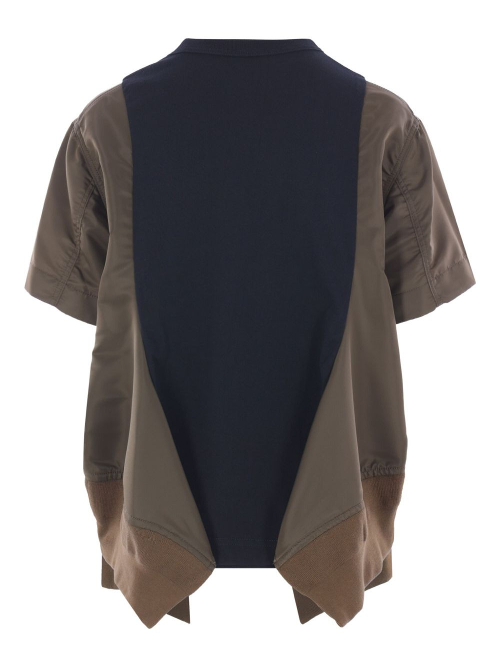 panelled T-shirt - 2
