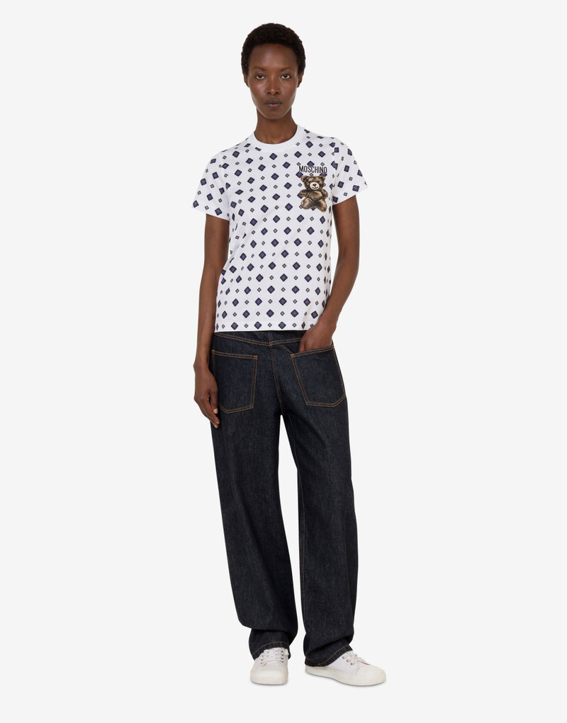 MOSCHINO TEDDY BEAR ORGANIC COTTON JERSEY T-SHIRT 1