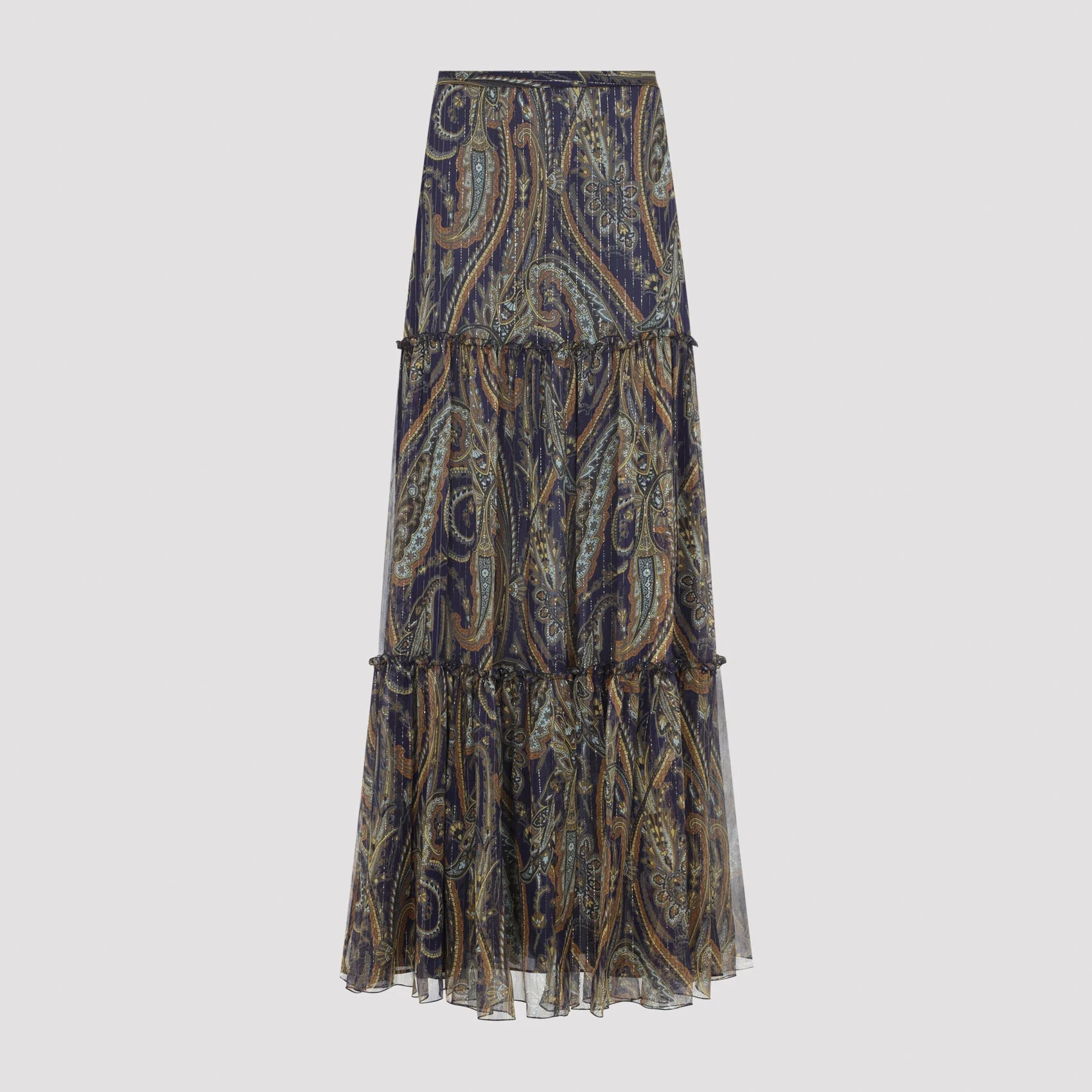 Etro Long Silk Skirt - 1