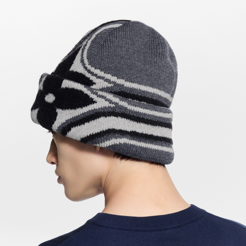 LV Crush Graphic Flower Beanie 5