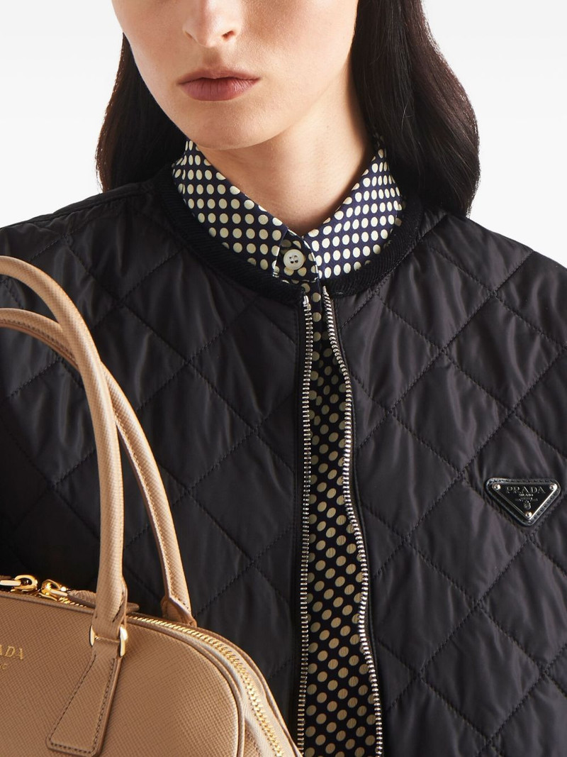 quilted corduroy-trim jacket 5