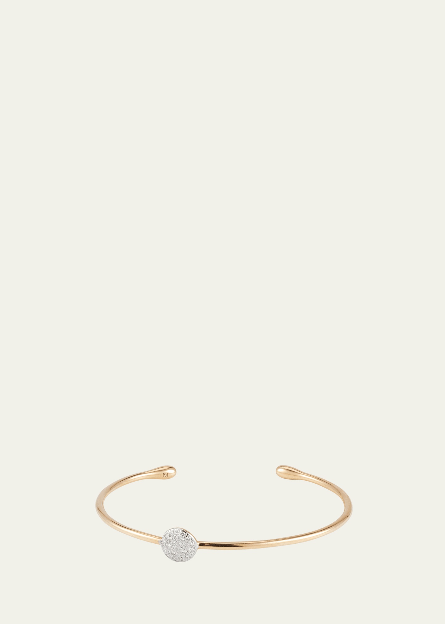 Sabbia White Diamond Station Bracelet in 18K Rose Gold - 1