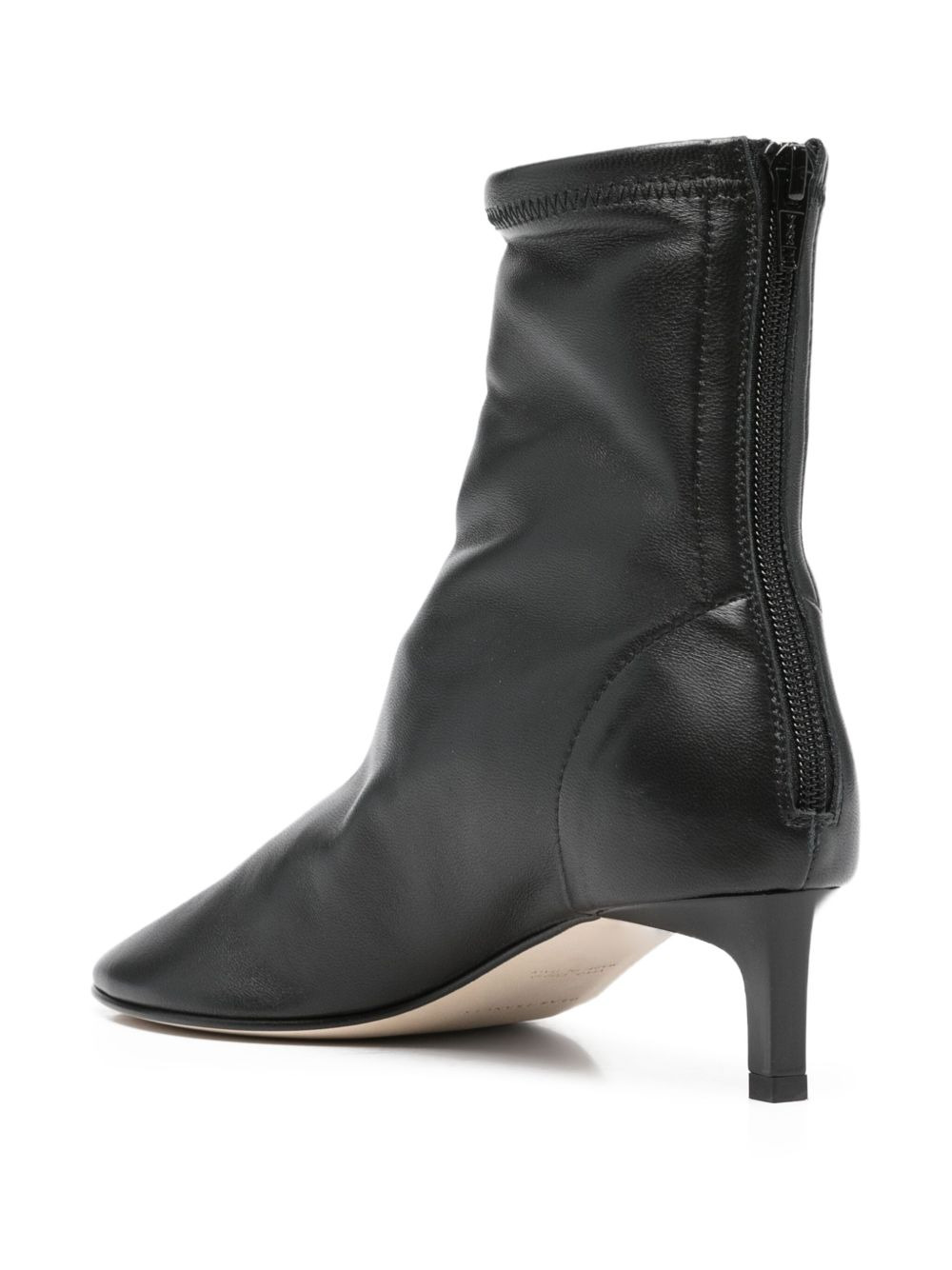 kitten-heel zip boots - 3
