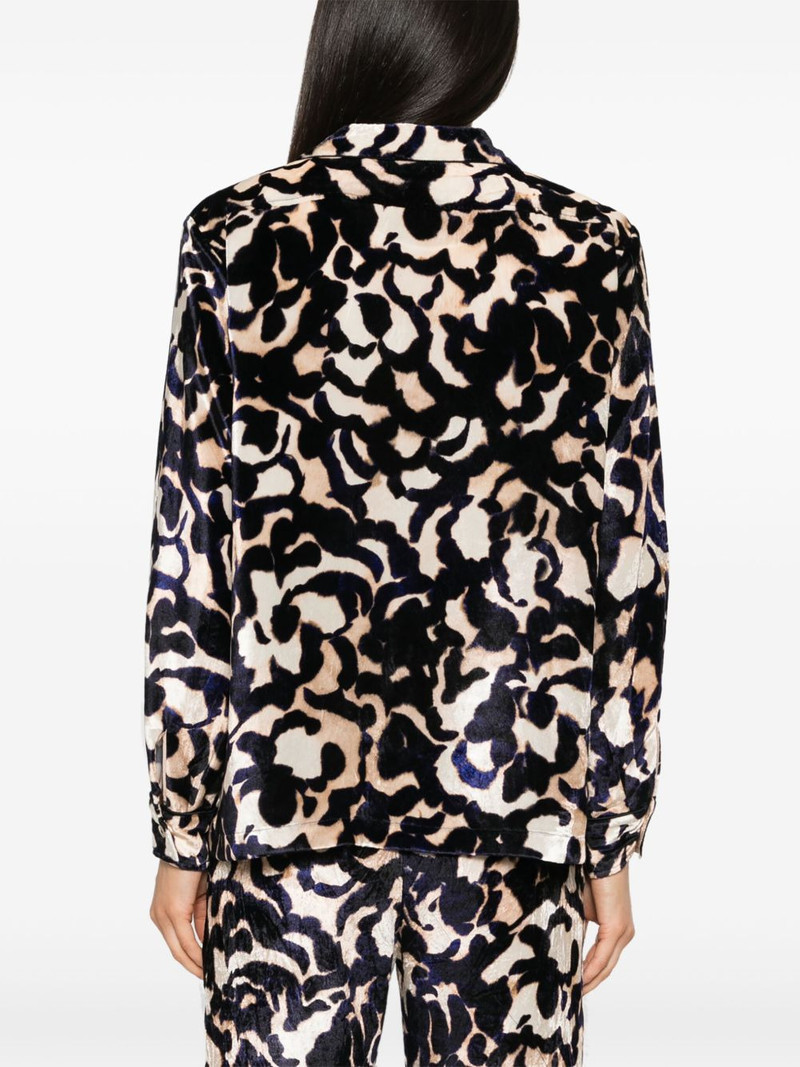 animal-print velvet shirt 4
