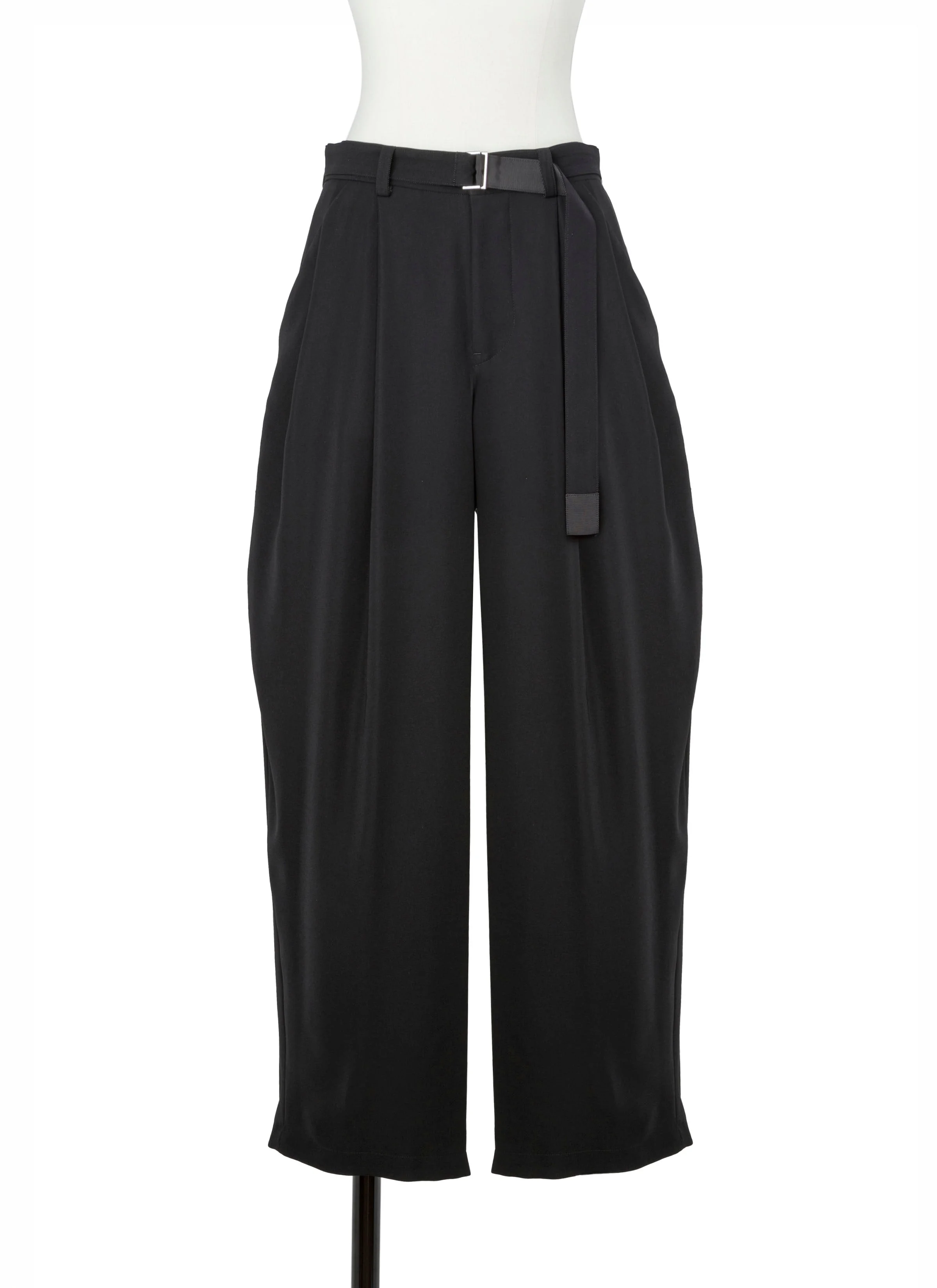 Crepe Back Satin Pants - 1