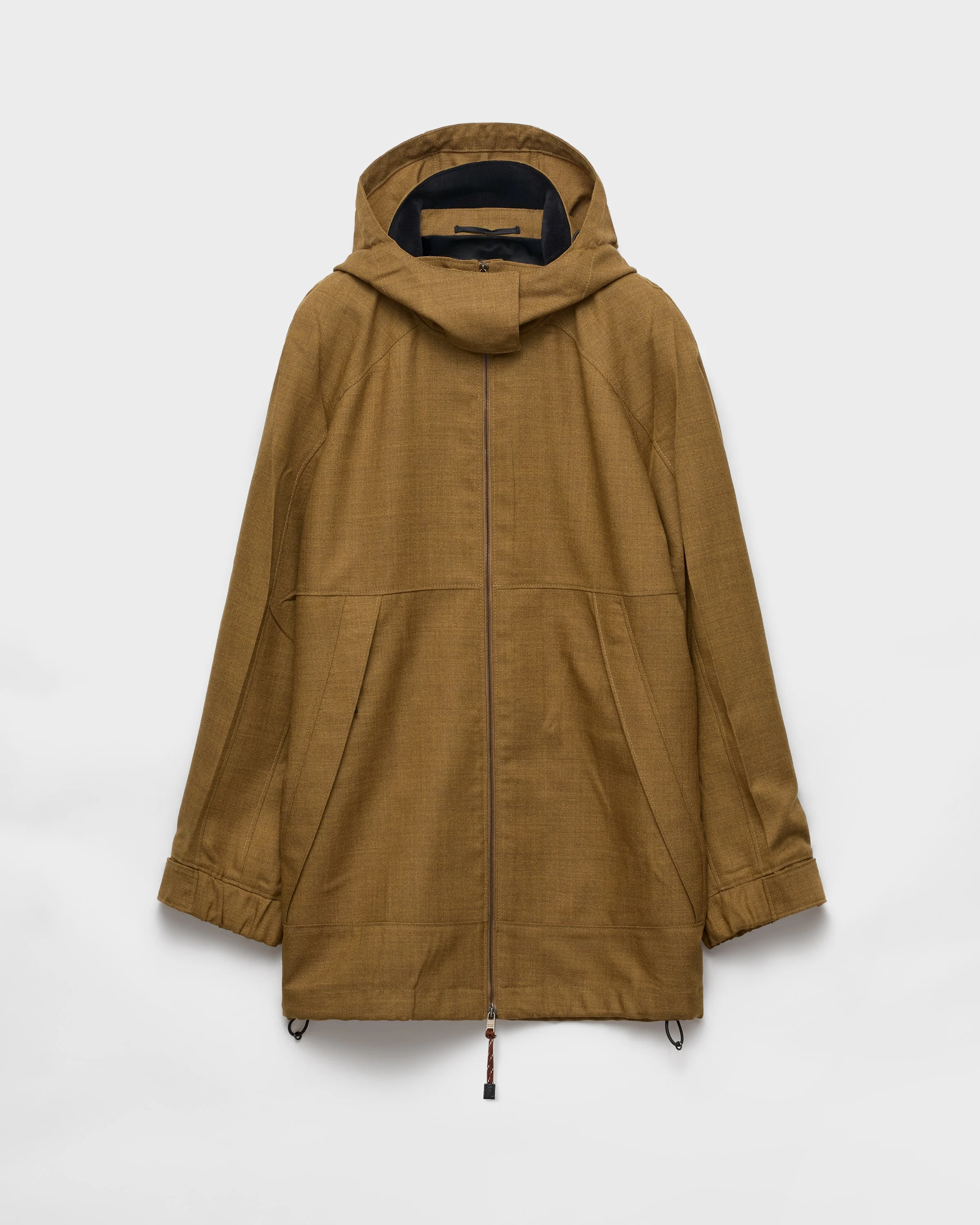 Mélange hopsack wool jacket - 1