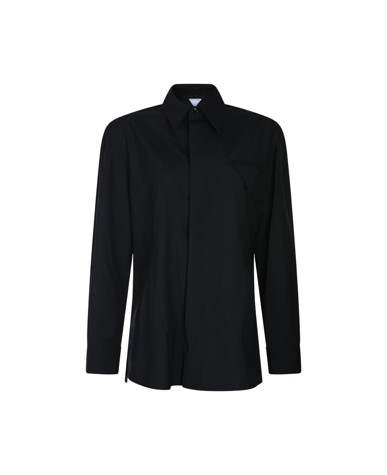 Black Wool Shirt - 1