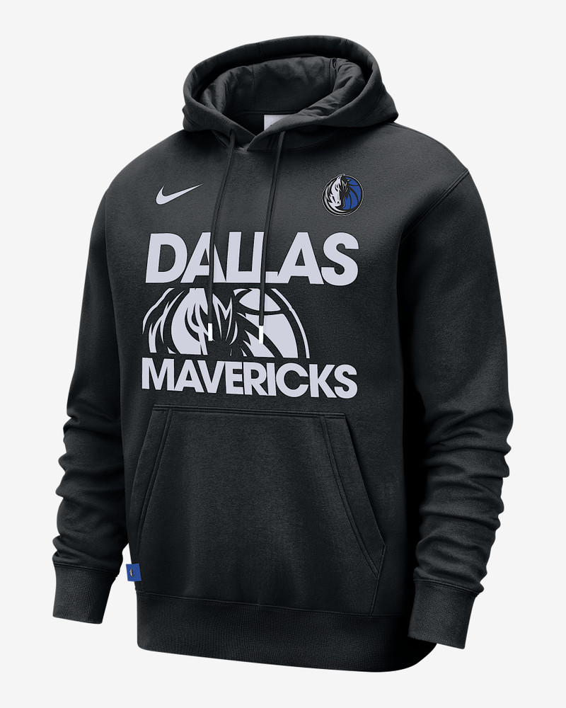 Dallas Mavericks Club Courtside Men's Nike NBA Pullover Hoodie 1