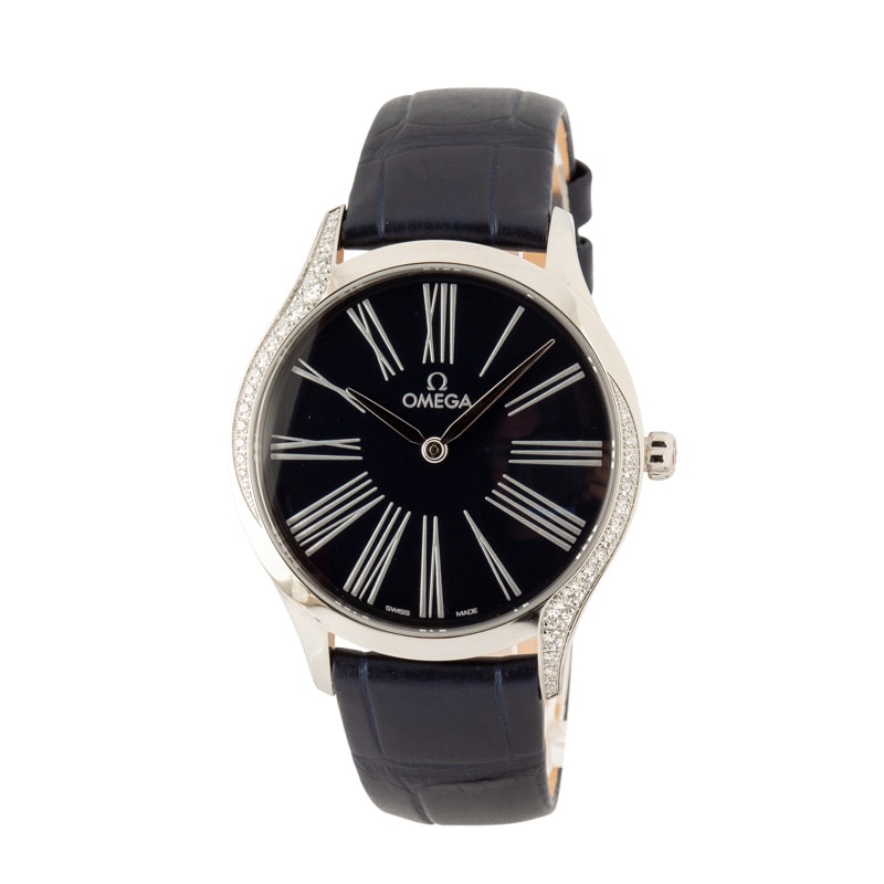 Omega De Ville Tresor Blue Roman Dial - 2