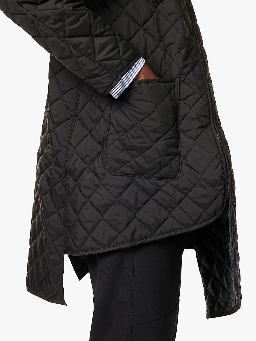 Hooded regular-fit woven puffer jacket - 5