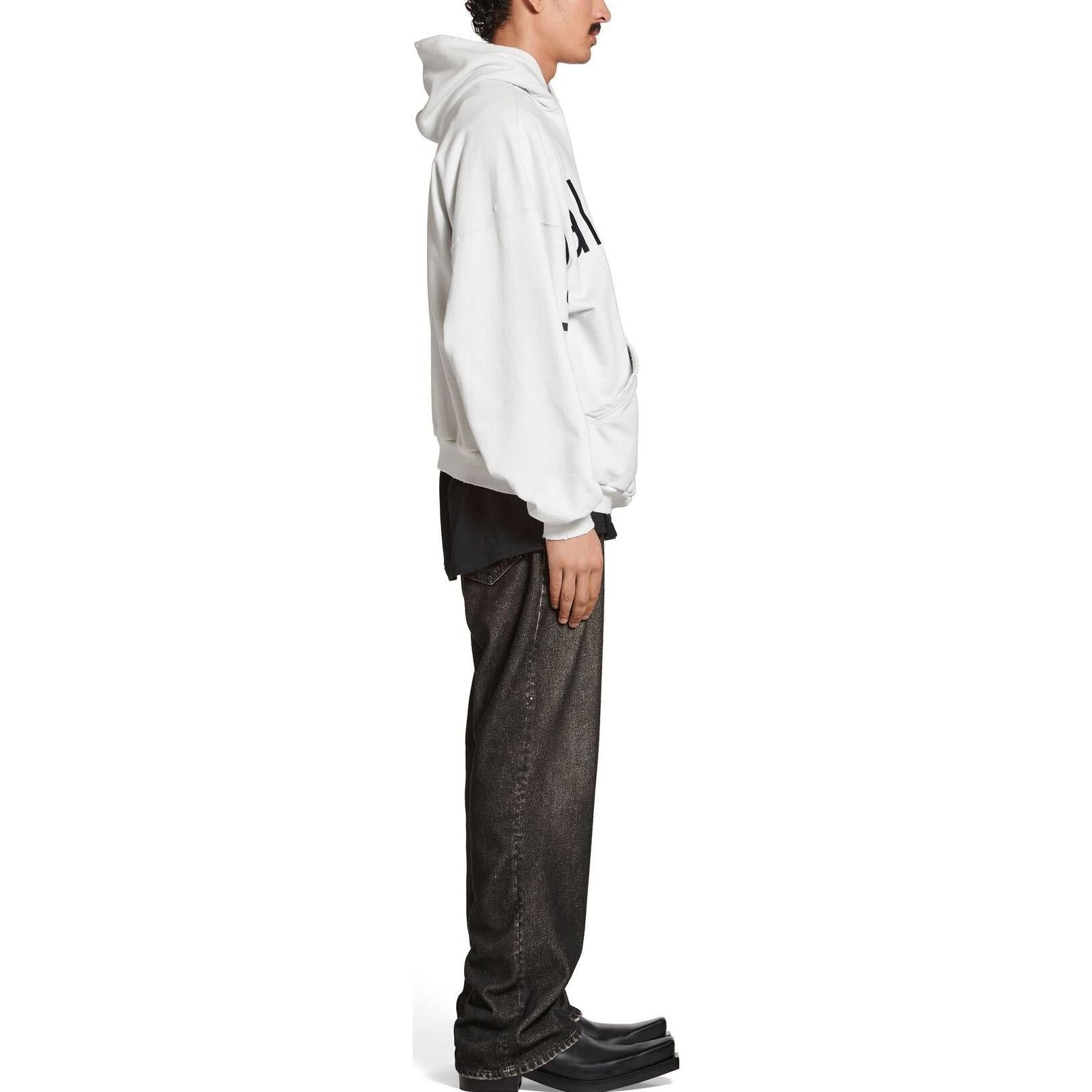 Balenciaga Bal.Com Popover Hoodie 'White' 739024TOVN99081 - 5