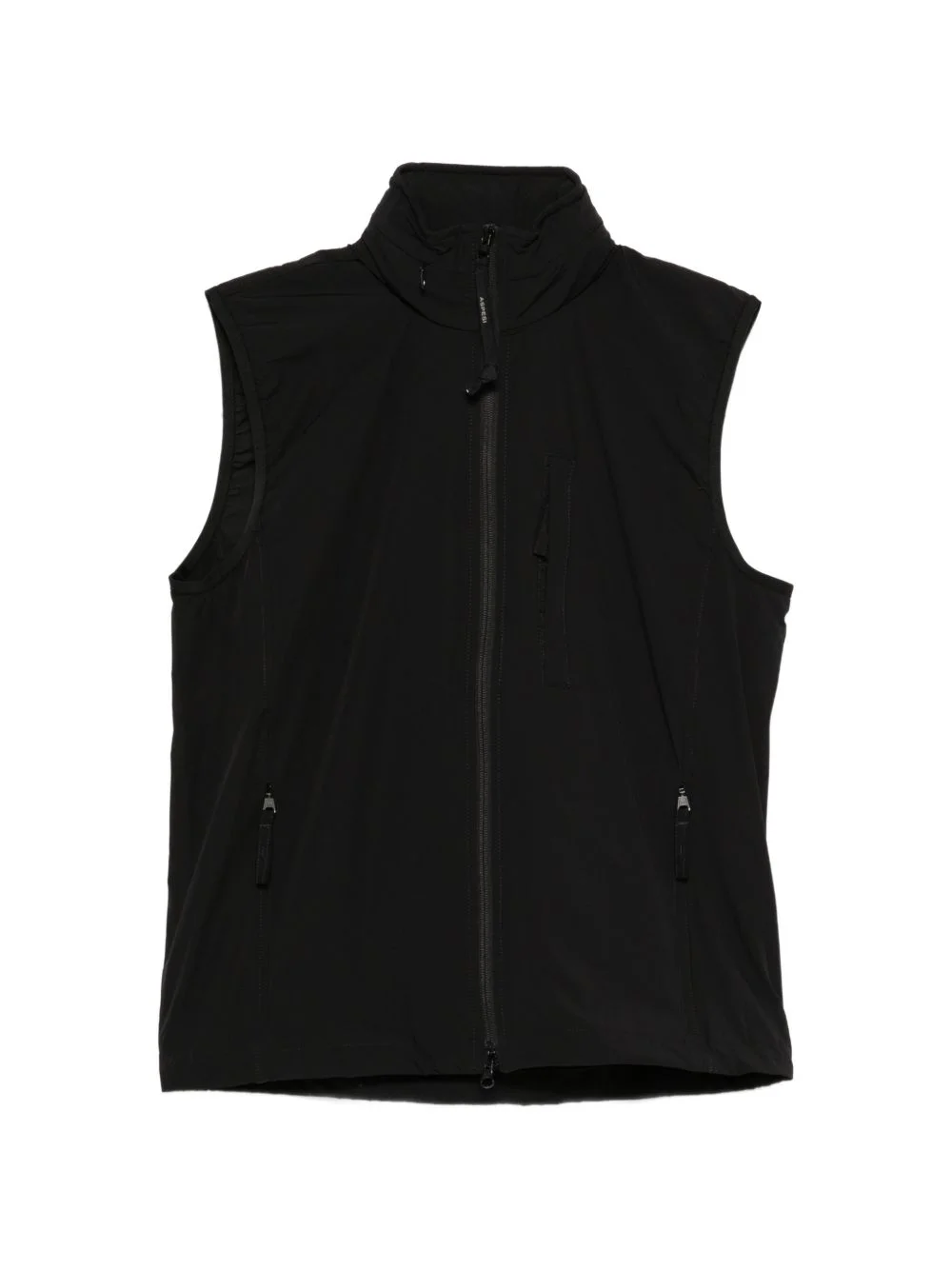 zip-up sleeveless gilet - 1