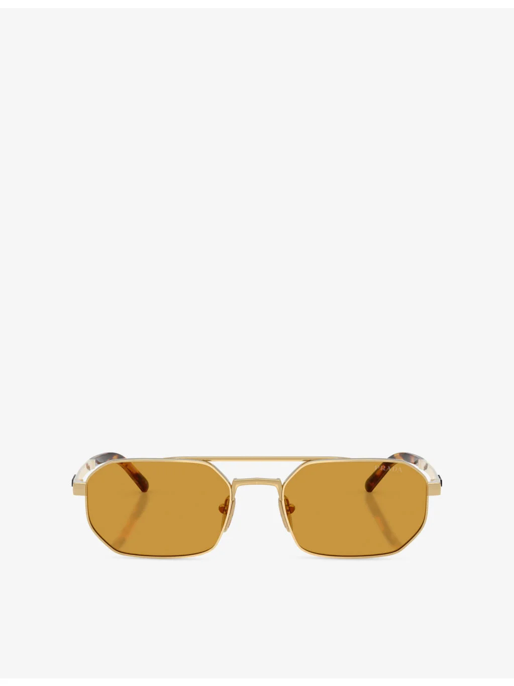 PR D53S Irregular-Frame Metal Sunglasses - 1