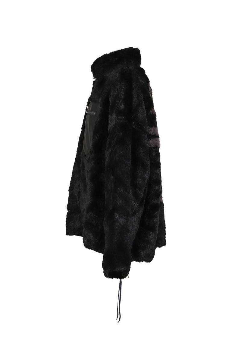 RABBIT FUR JACKET / BLK 3