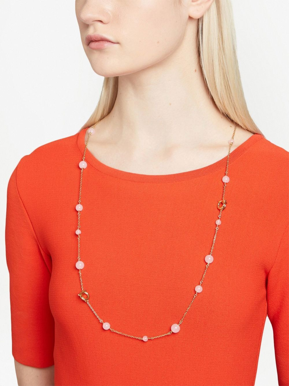 Gancini Long 3D necklace - 2