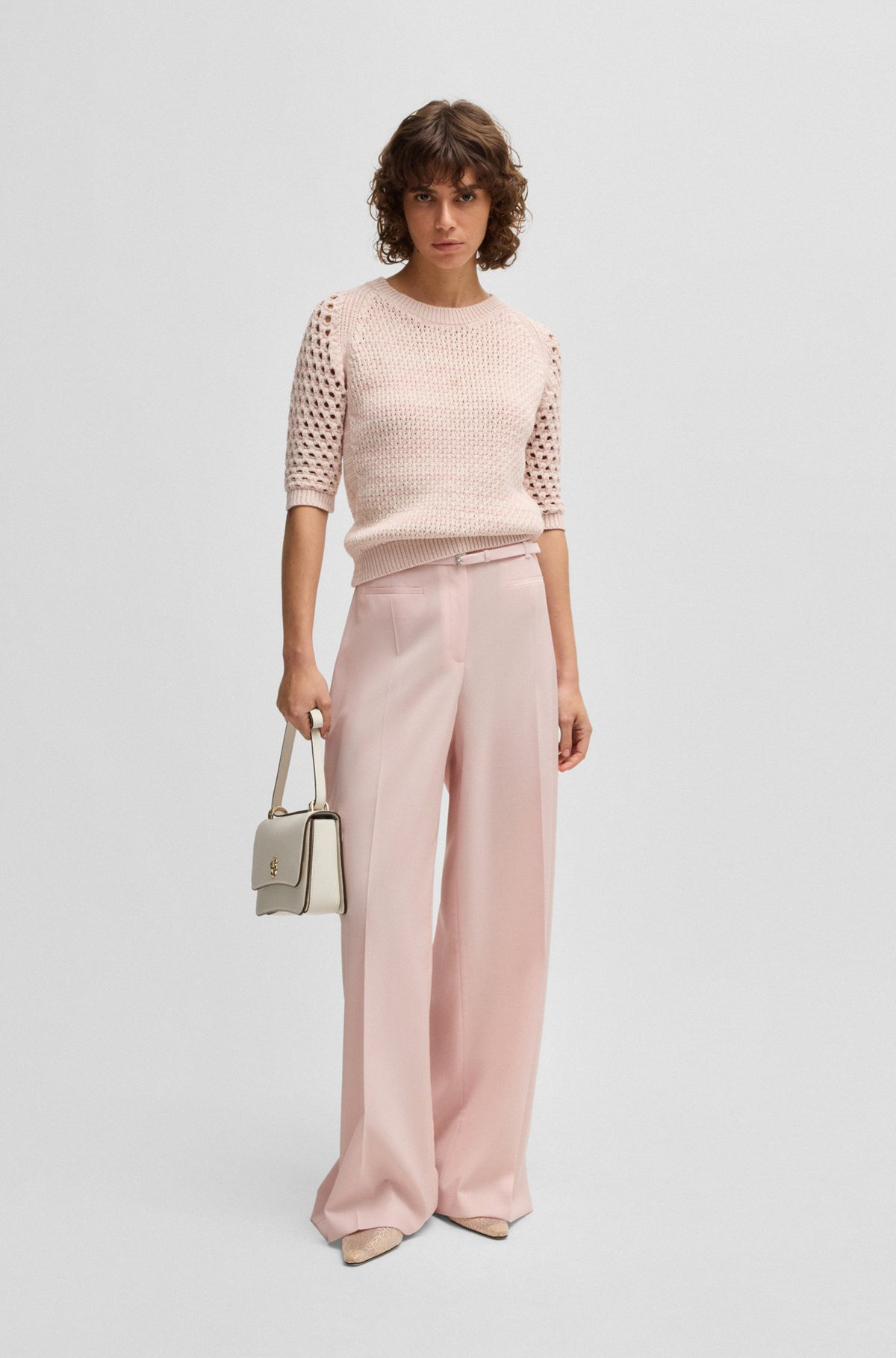 RELAXED-FIT TROUSERS IN VIRGIN WOOL - 3
