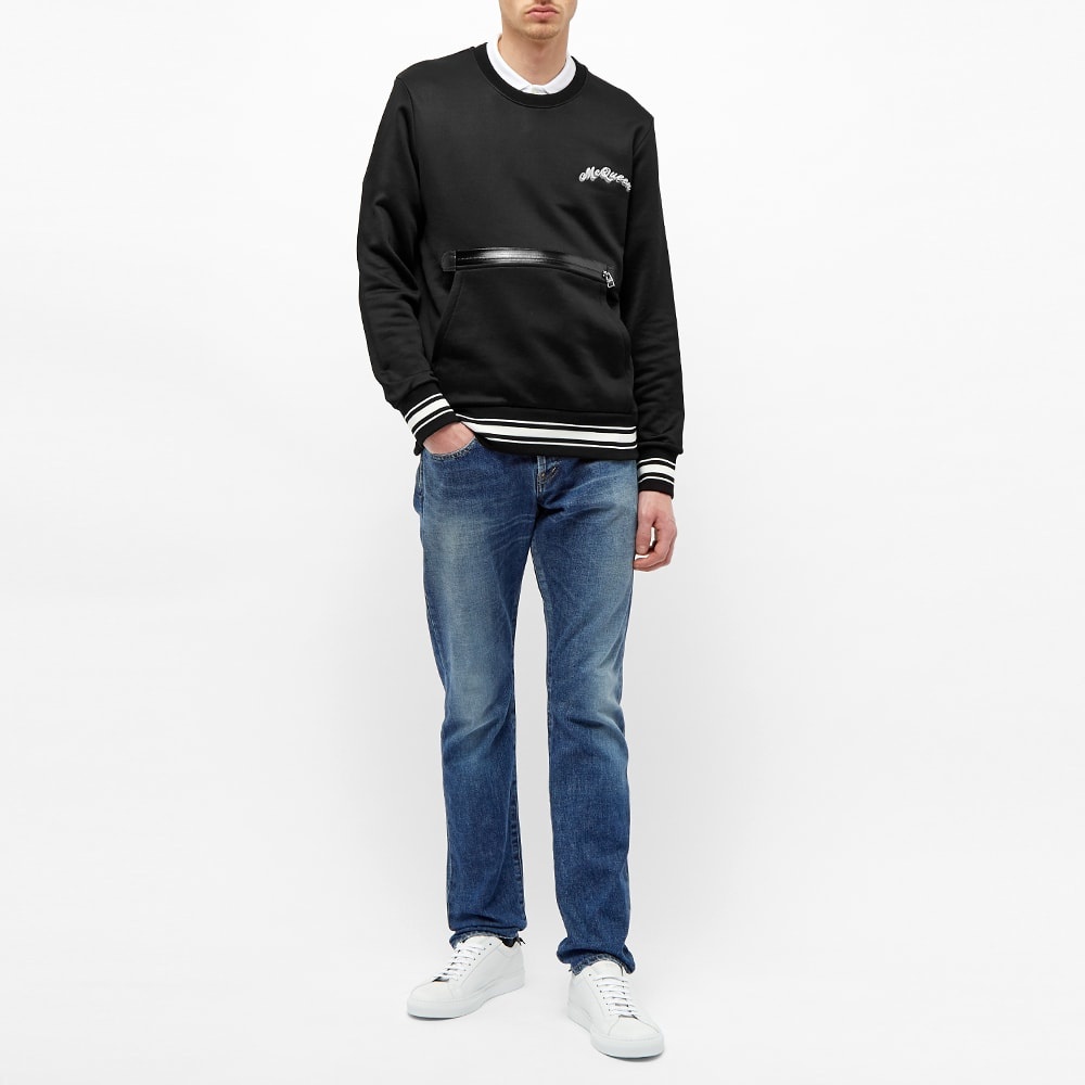 Alexander McQueen Pocket Front Logo Crew Sweat - 6