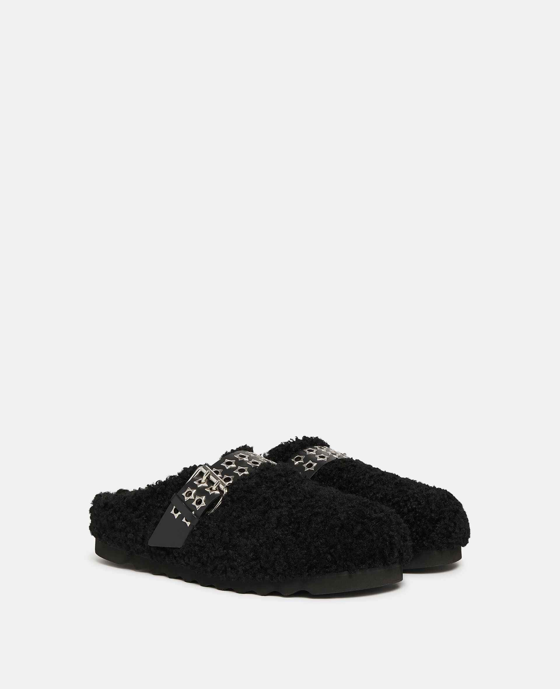Elyse Studded Strap Backless Clogs - 2