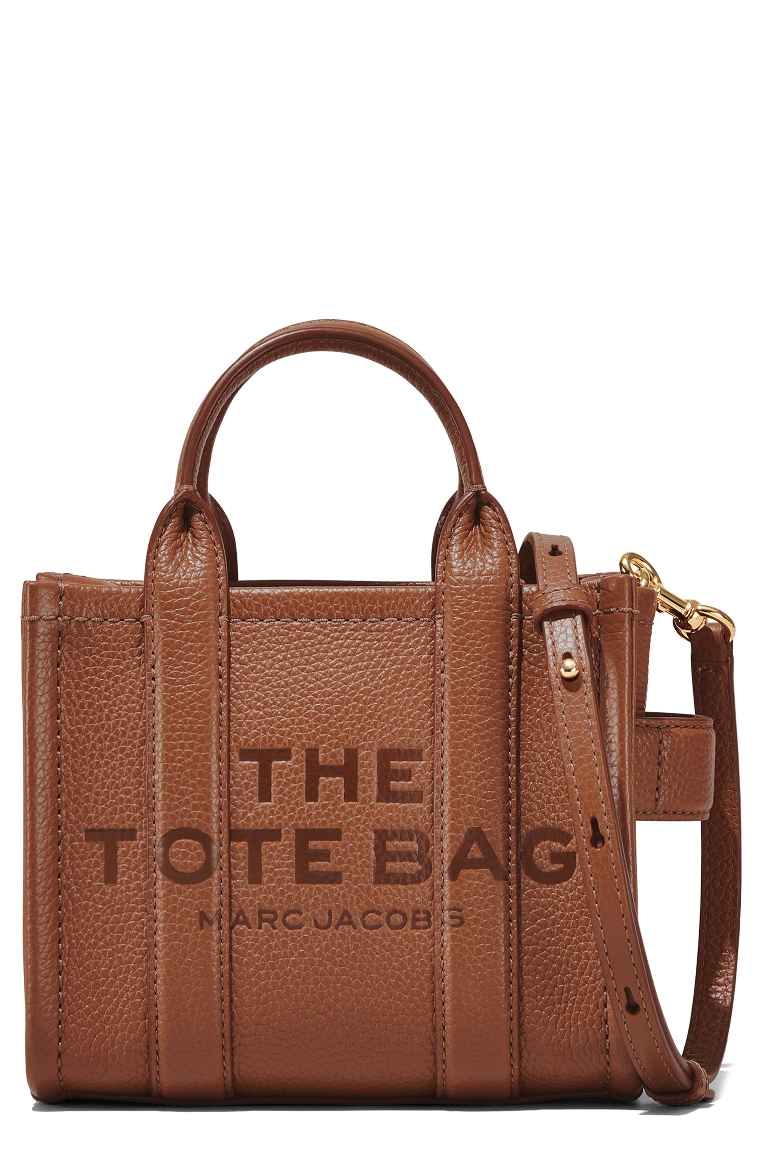 Marc Jacobs The Leather Crossbody Tote Bag in Argan Oil at Nordstrom - 1