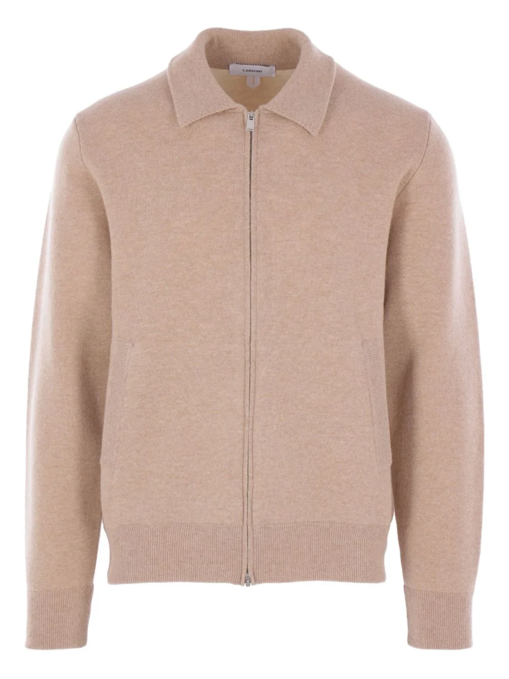 zip-up long-sleeve cardigan - 1