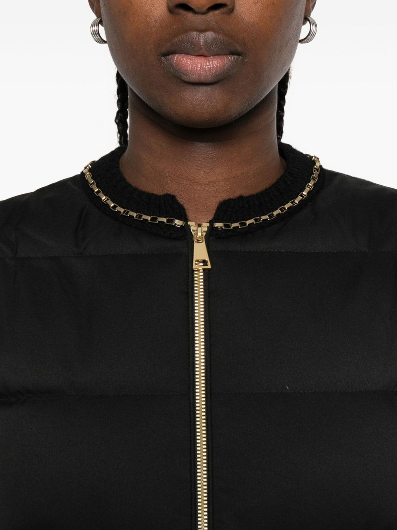 quilted chain-trimmed puffer jacket 5