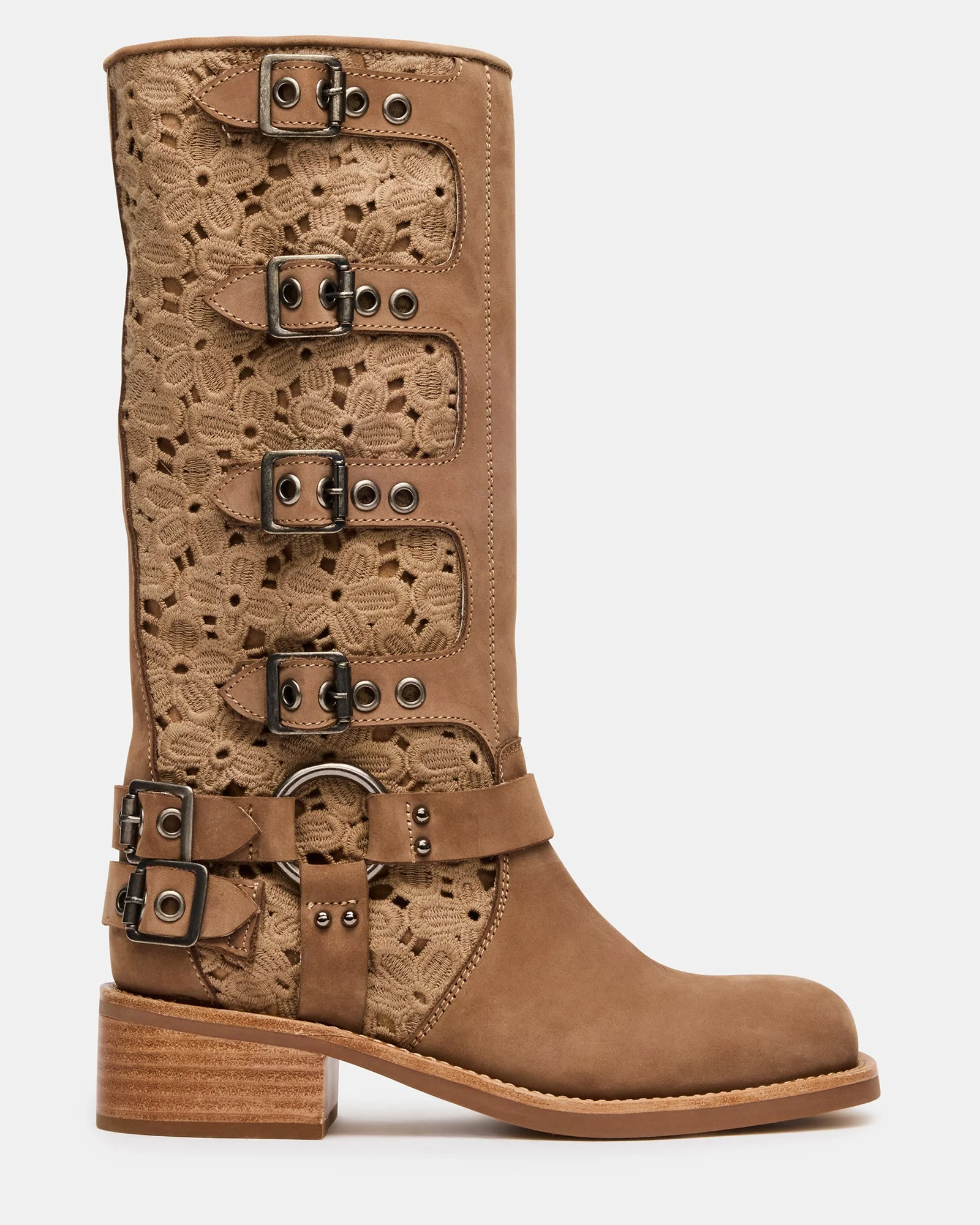 ROCKY FLORAL TAN NUBUCK - 1