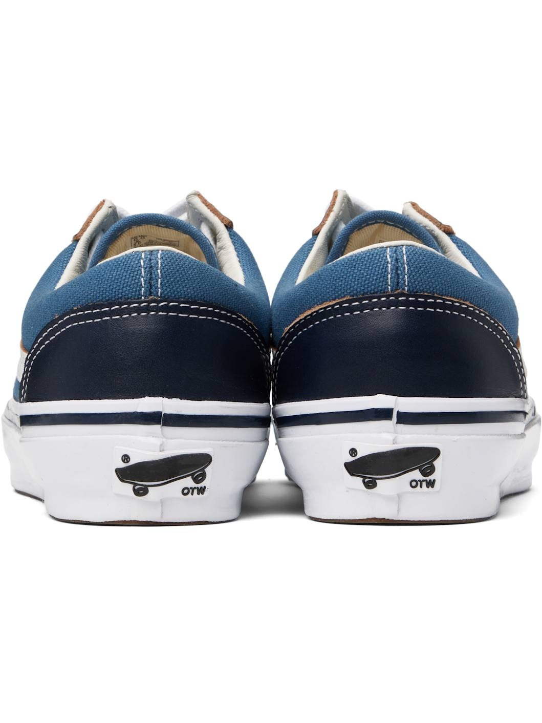 Blue & Brown OTW Old Skool 36 Vibram Sneakers - 2