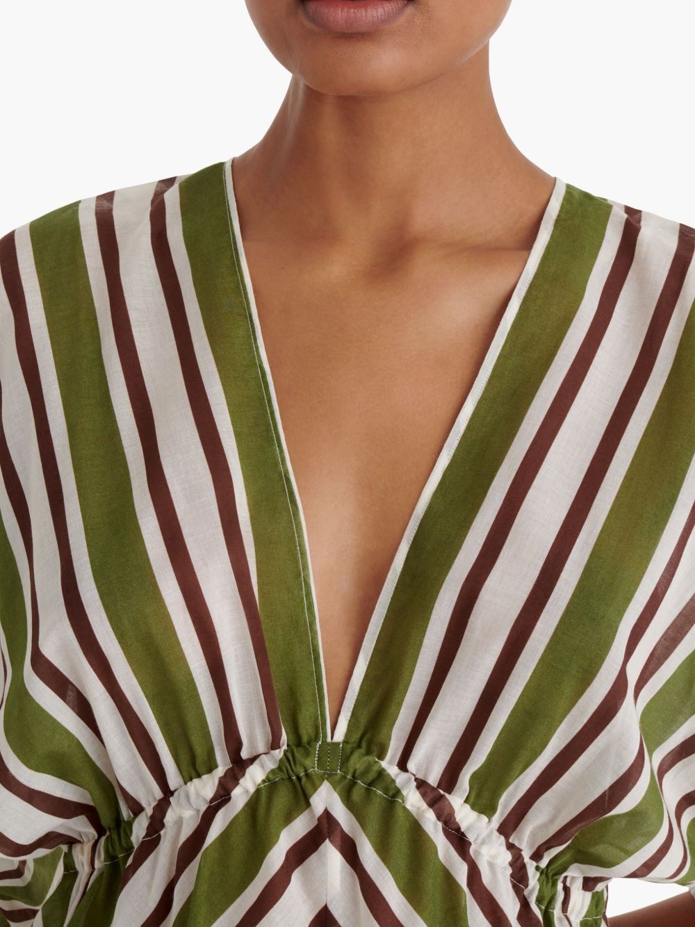 Summer striped dress - 4
