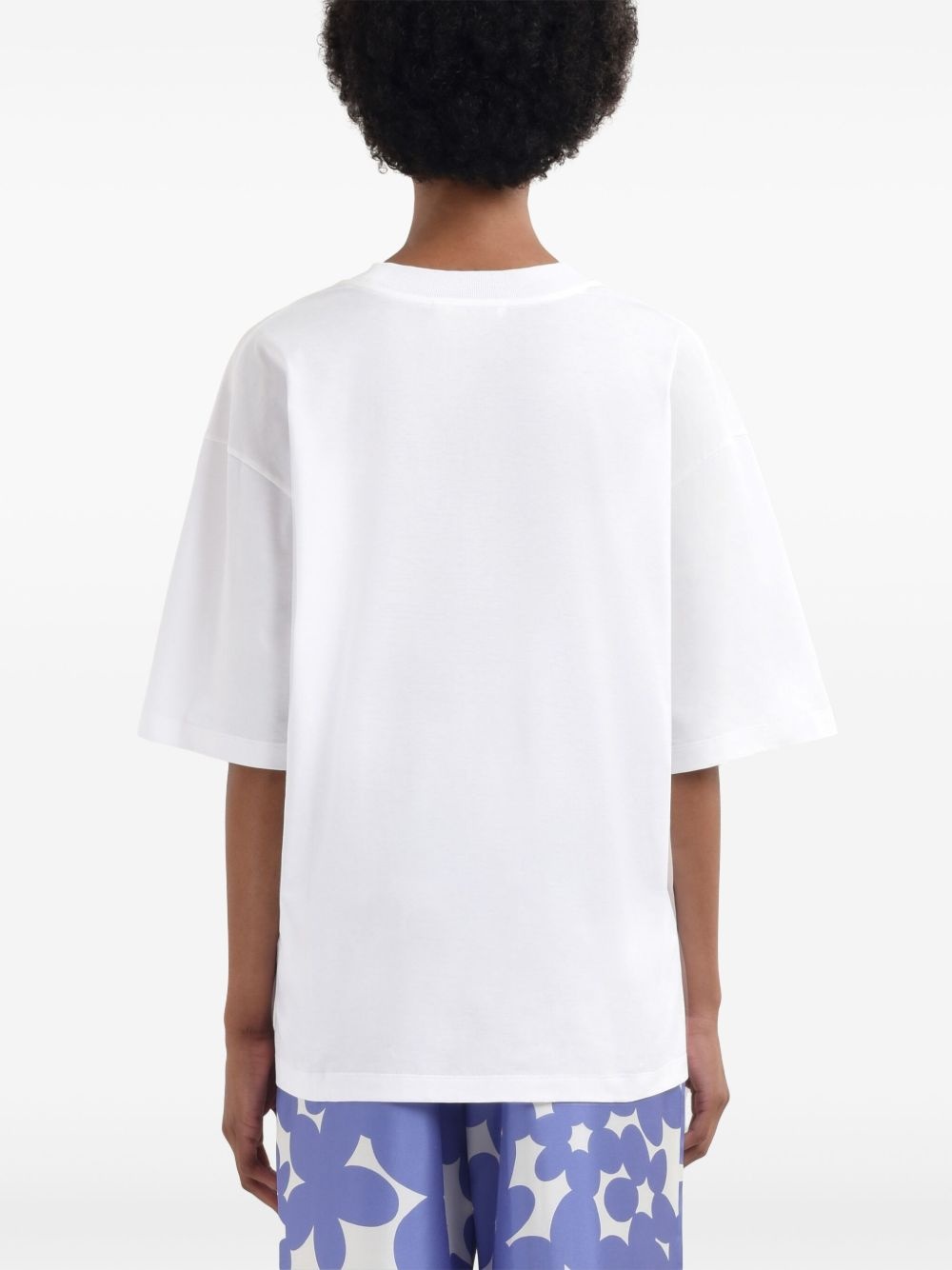 logo print T-shirt - 4
