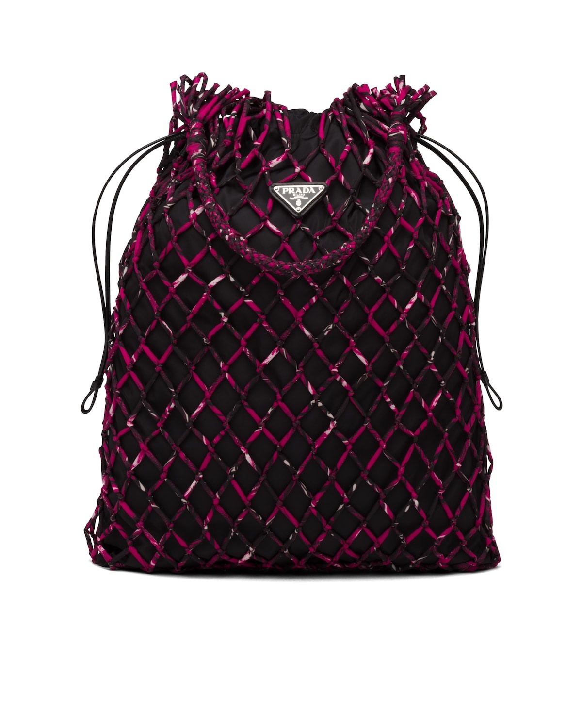 Large printed nylon mesh bag - 1