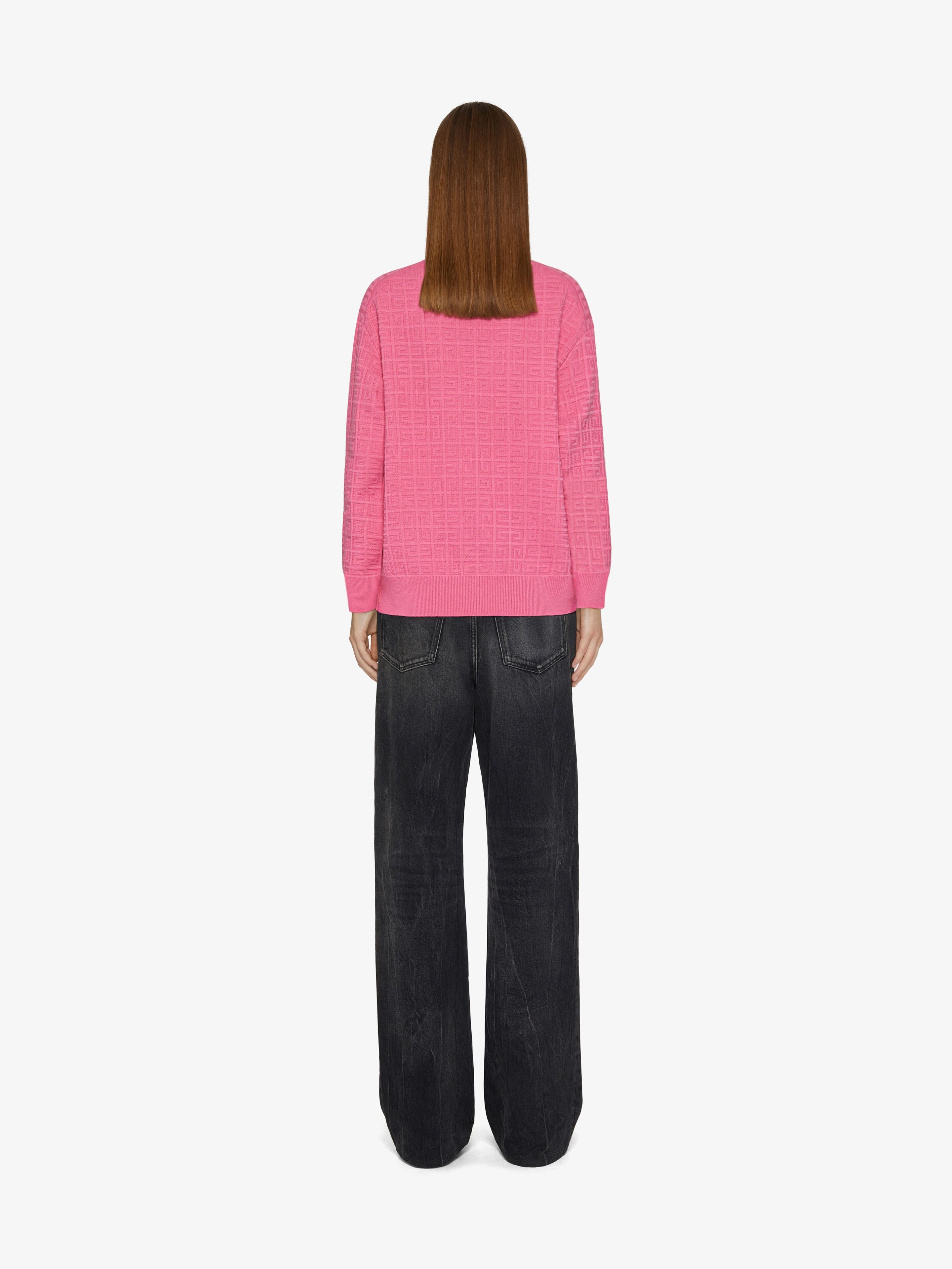 SWEATER IN 4G JACQUARD CASHMERE - 4