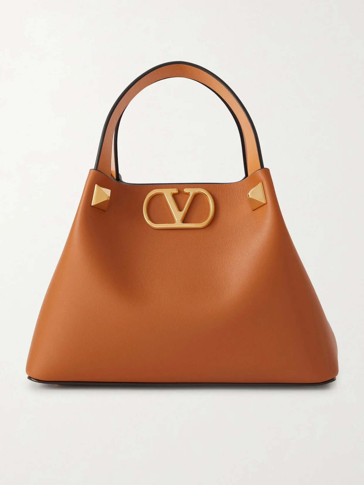 Vlogo Embellished Leather Shoulder Bag - 1