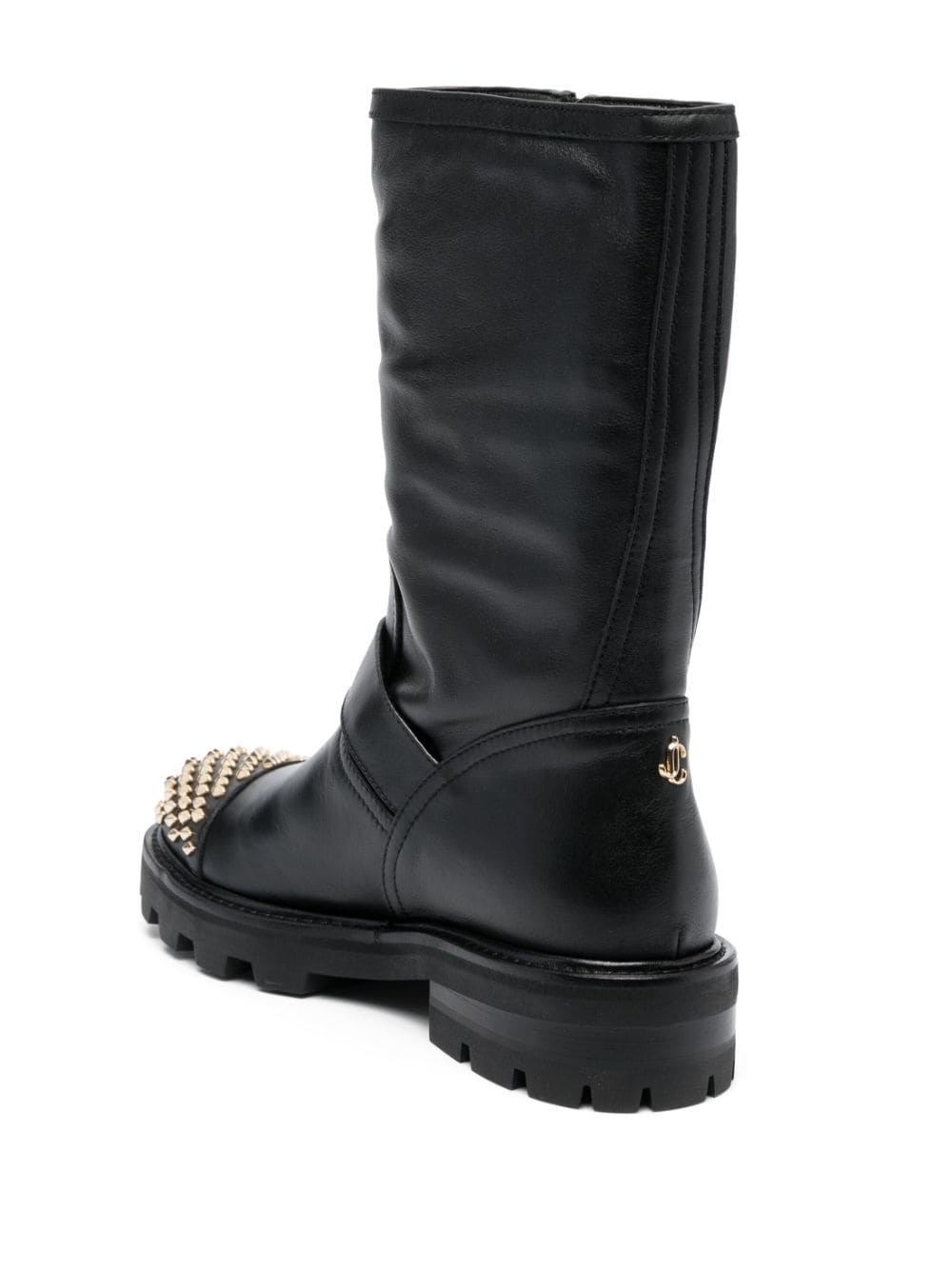 Biker II stud-embellished boots - 3