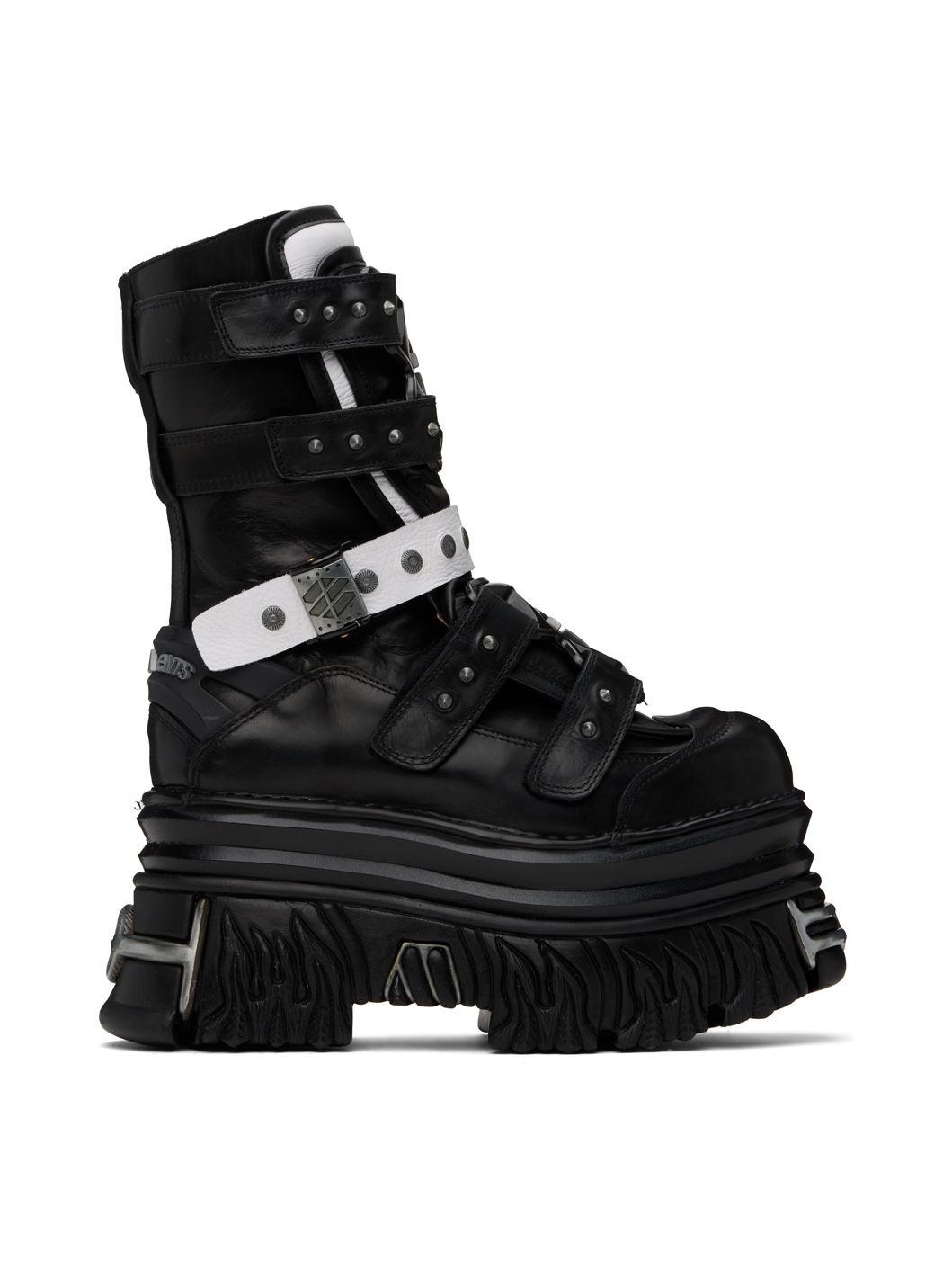 Black & White New Rock Edition Gamer Boots - 1