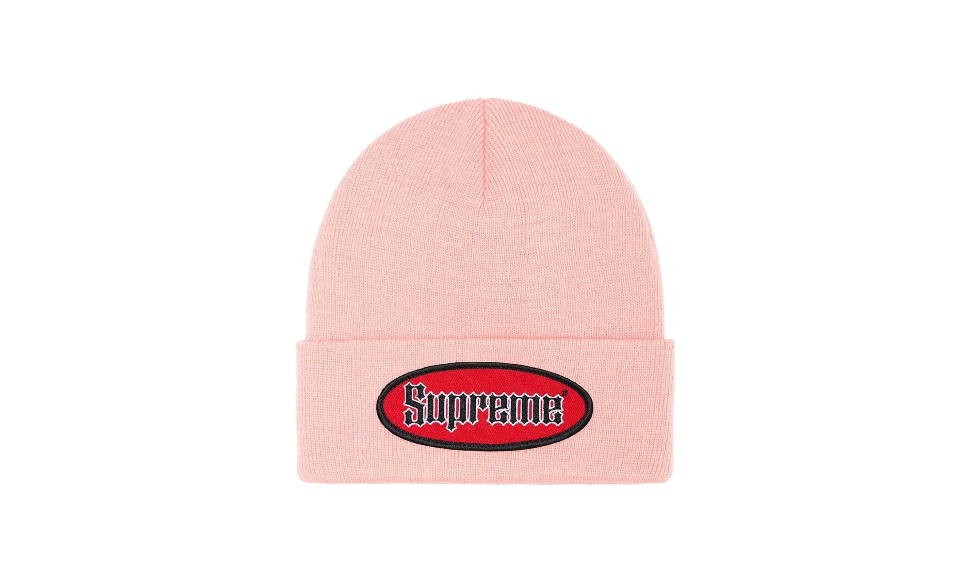 Oval Patch Beanie "(SS22) -Pink" - 1
