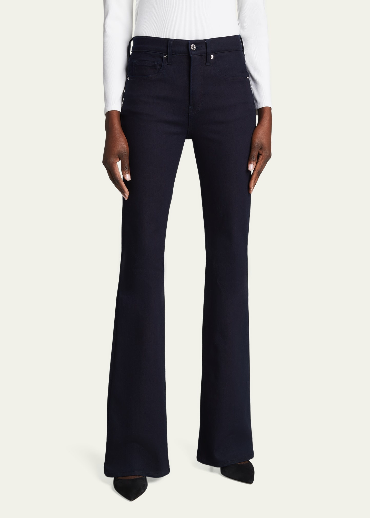 Beverly High-Rise Skinny Flare Jeans - 4