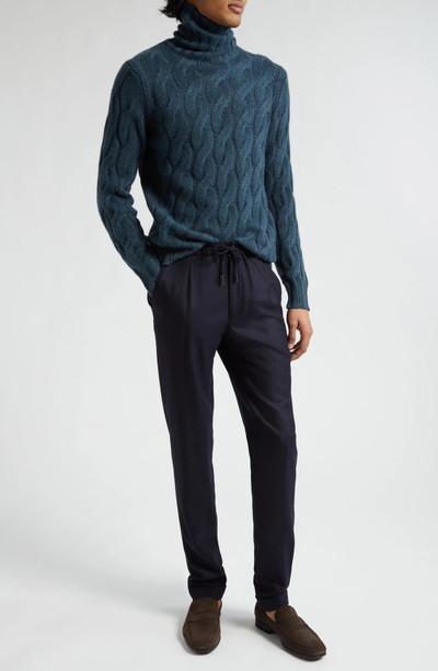 THOM SWEENEY Casual Wool & Cashmere Twill Pants outlook