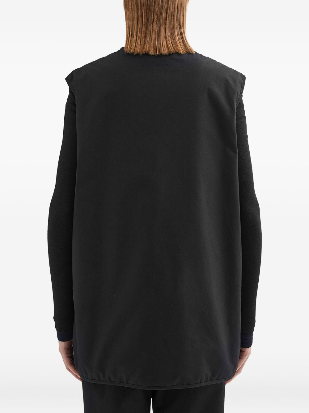 cotton padded gilet - 3