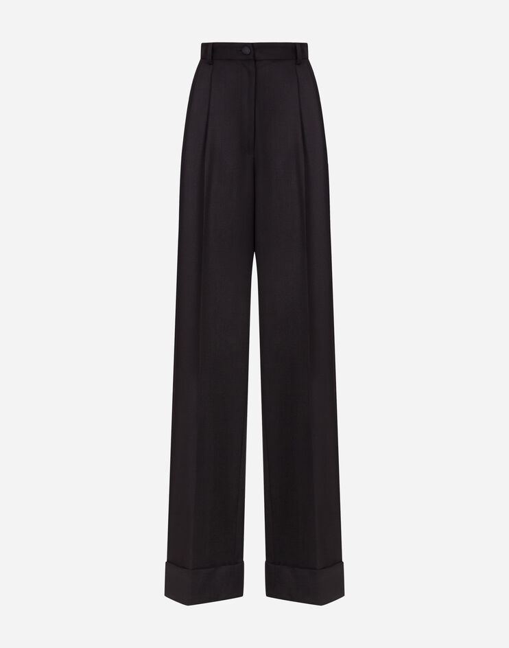 Gabardine flared pants - 3