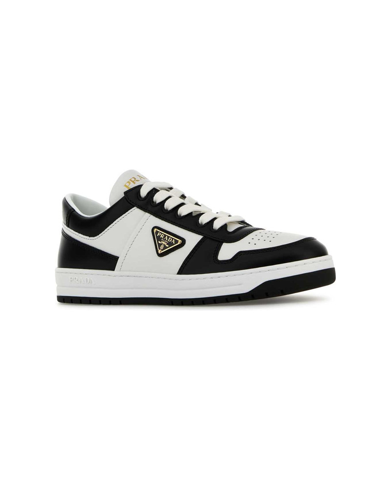 Prada Two-tone Leather Downtown Sneakers outlook