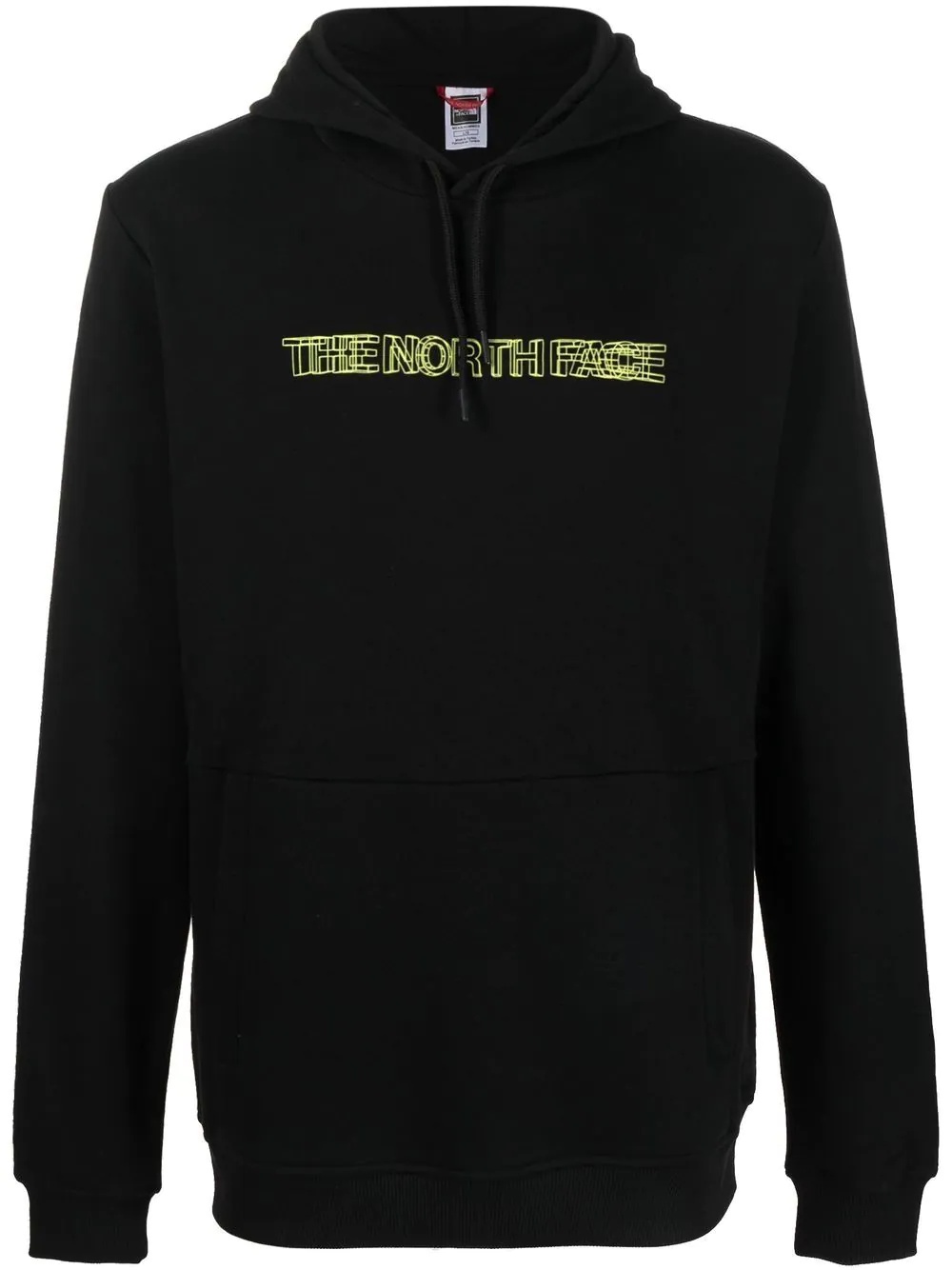 logo print hoodie - 1