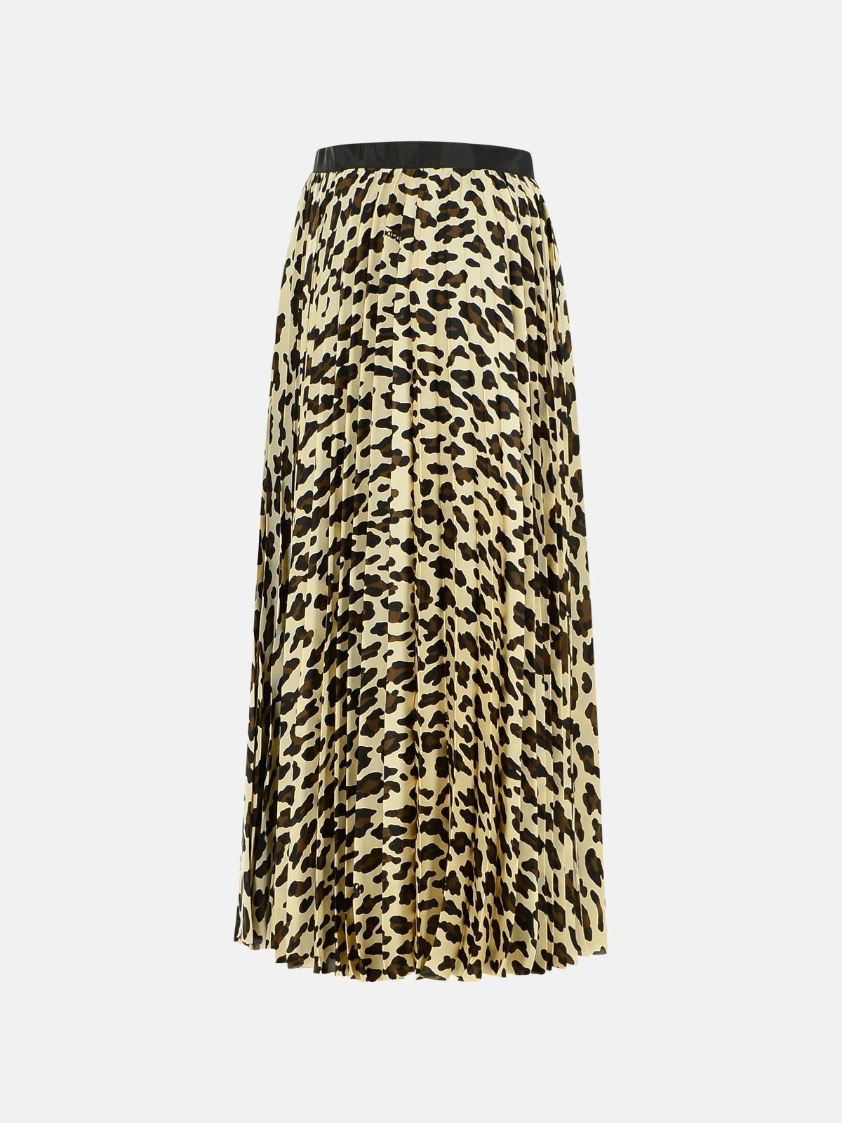 BEIGE POLYESTER SKIRT - 2