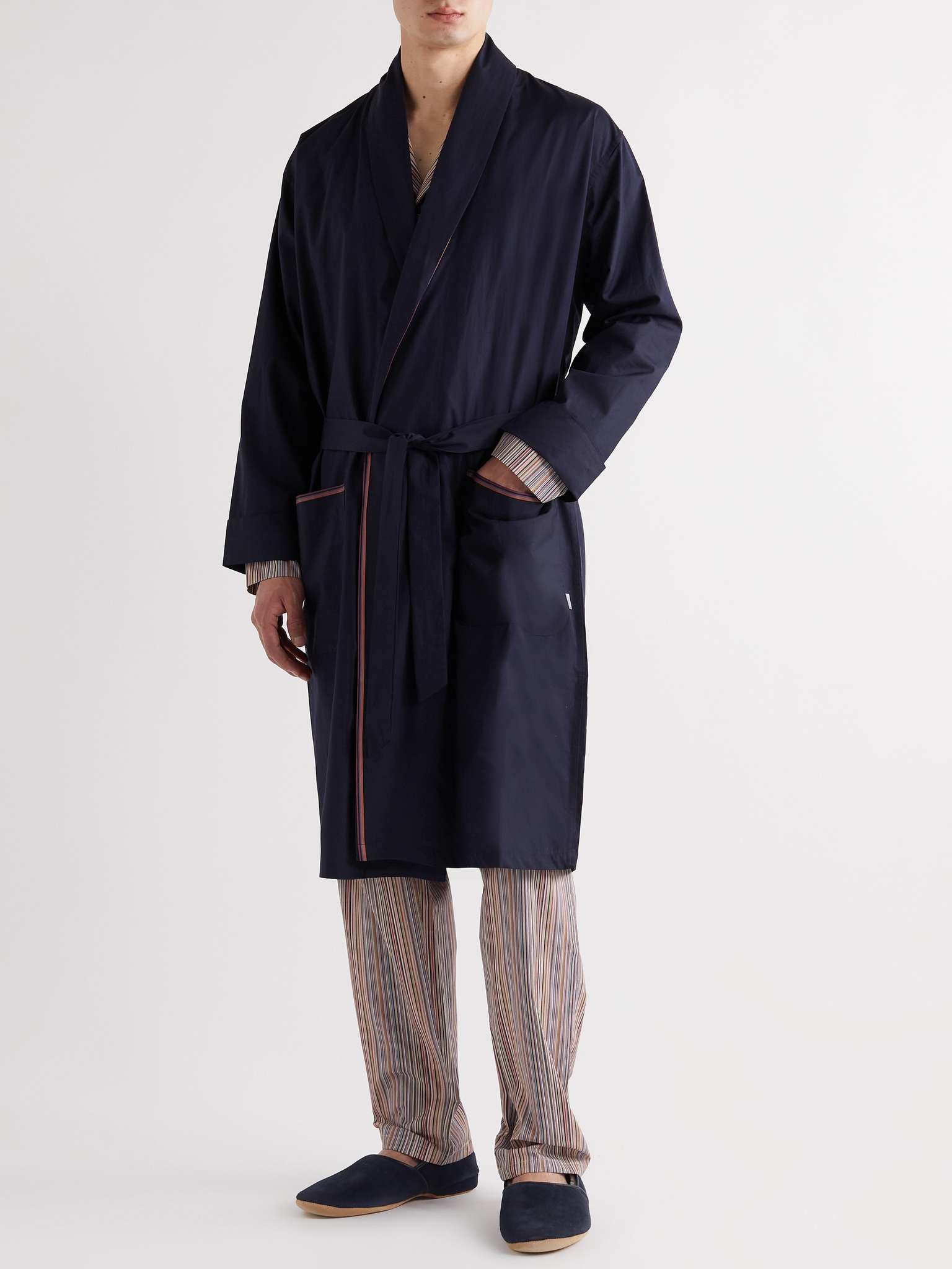 Cotton-Poplin Robe - 2